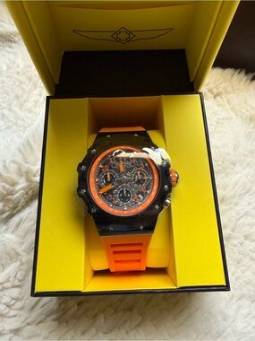 Invicta NIB Racing Vaulthan Men's Watch - 44mm, Orange